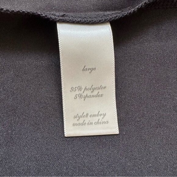 NWOT Altar'd State Embry Black Wide Leg Jumpsuit Ruffle Off Shoulder - Large - Picture 5 of 16